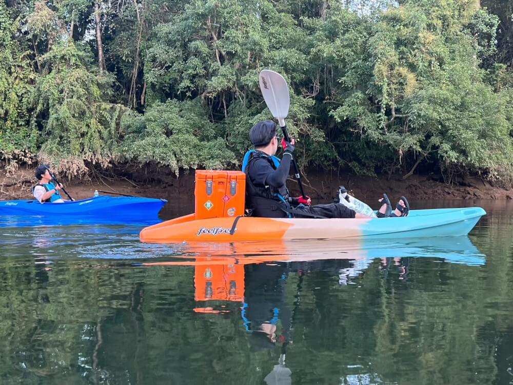 เรือคายัค 1 ที่นั่ง FEELFREE รุ่น EVEREST สี MINT/ORANGE
